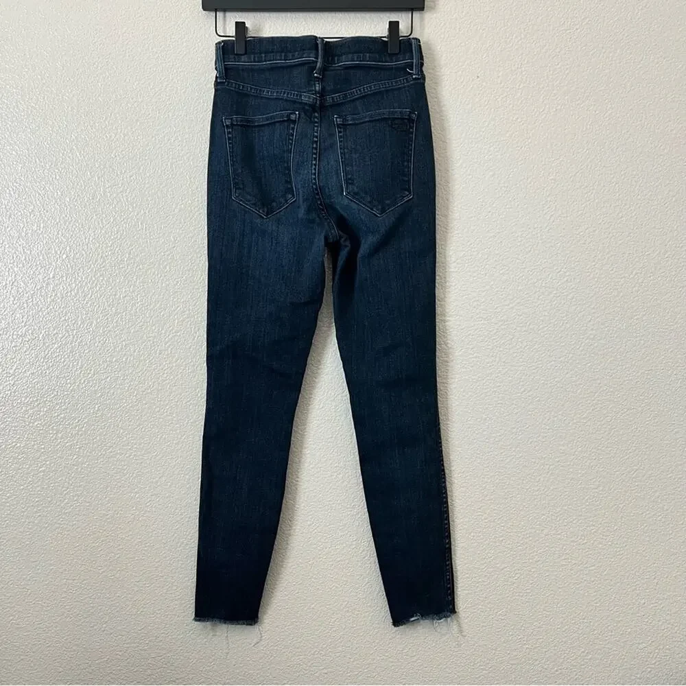 AYR The Rise High-Rise Skinny Jeans Dark Wash